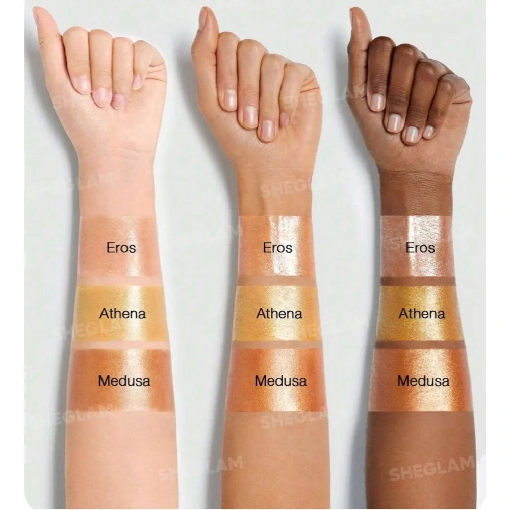 Sheglam Sunkissed Medusa Gold Bronze Body Highlighter Metallic Shimmer Sparkle